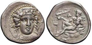 Bruttium, Crotone, Nomos, 380-360 a.C., Ag ... 