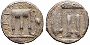 Bruttium, Crotone, Statere, 480-430 a.C., Ag ... 