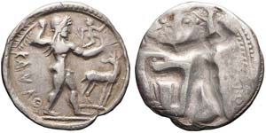 Bruttium, Kaulonia, Statere, 500-480 a.C., ... 