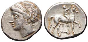 Calabria, Taranto, Didracma, 281-228 a.C., ... 