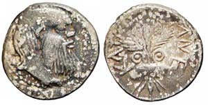 Sicilia, Katane, Litra, 461-450 a.C., Ag ... 