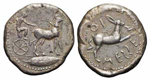 Sicilia, Messana, Tetradracma, 465-462 a.C., ... 