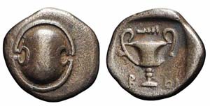 Beozia, Tebe, Statere, 368-364 a.C., Ag ... 