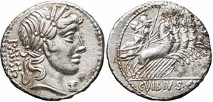 Roma, C. Vibius C.f. Pansa, Denario, 90 ... 