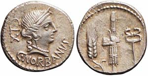 Roma, C. Norbanus, Denario, 83 a.C., Ag ... 