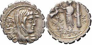 Roma, A. Postumius A.f. Sp.n. Albinus, ... 