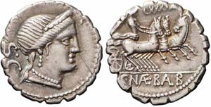 Roma, C. Naevius Balbus, Denario, 79 a.C., ... 