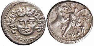 Roma, L. Plautius Plancus, Denario, 47 a.C., ... 