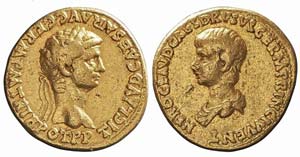 Roma, Claudio, Aureo, 50-54, Au (7,33g x ... 