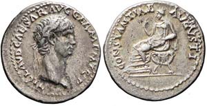 Roma, Claudio, Denario, 41-42, Ag (3,72g x ... 