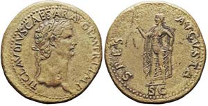 Roma, Claudio, Sesterzio, 41-50, AE (24,10g ... 