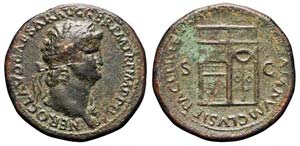 Roma, Nerone, Sesterzio, 65, AE (27,52g x ... 
