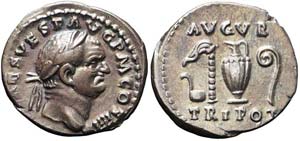 Roma, Vespasiano, Denario, 72, Ag (3,45g x ... 