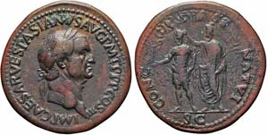 Roma, Vespasiano, Sesterzio, 71, AE (29,12g ... 
