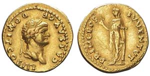 Roma, Domiziano, Aureo, 75, Au (7,33g x ... 