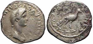 Roma, Domizia, Denario, 82-83, Ag (3,31g x ... 