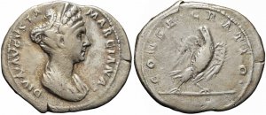Roma, Marciana, Denario, 113, Ag (3,07g x ... 