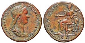 Roma, Sabina, Sesterzio, 128-136, AE (22,63g ... 