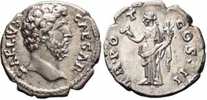 Roma, Elio Cesare, Denario, 137, Ag (3,34g x ... 