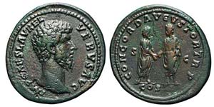 Roma, Lucio Vero, Sesterzio, 161, AE (27,93g ... 