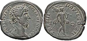 Roma, Lucio Vero, Sesterzio, 163-164, AE ... 