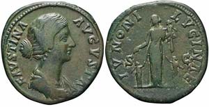 Roma, Faustina II, Sesterzio, 161-176, AE ... 