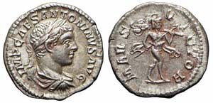 Roma, Elagabalo, Denario, 219, Ag (2,78g x ... 