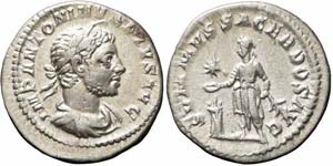 Roma, Elagabalo, Denario, 220-222, Ag (3,11g ... 