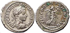 Roma, Elagabalo, Denario, 218-219, Ag (3,68g ... 