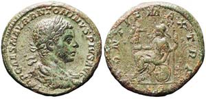 Roma, Elagabalo, Asse, 219, AE (12,80g x ... 