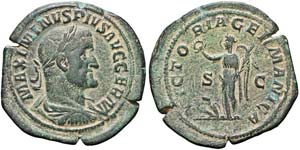 Roma, Massimino I, Sesterzio, 236-237, AE ... 