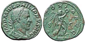 Roma, Filippo I, Sesterzio, 244-249, AE ... 