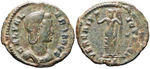 Heraclea, Galeria Valeria, Follis, 310-311, ... 