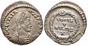 Lione, Giuliano II, Siliqua (ridotta), ... 