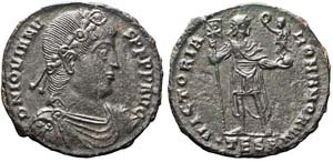 Thessalonica, Gioviano, AE, 363-364, AE ... 