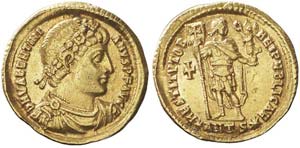 Antiochia, Valentiniano I, Solido, 364-367, ... 