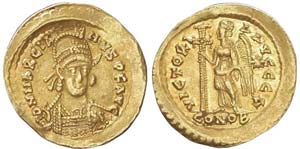 Costantinopoli, Marciano, Solido, 450-457, ... 