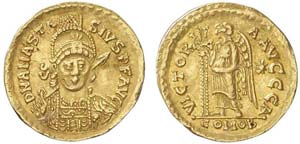 Roma, Teodorico in nome di Anastasio I, ... 