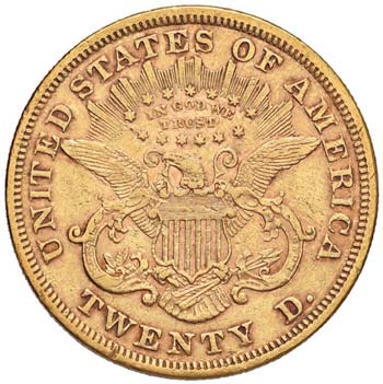 STATI UNITI, 20 DOLLARI 1873 ... 
