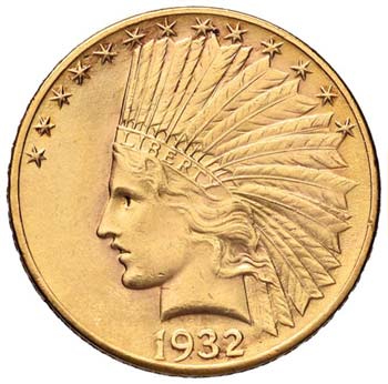STATI UNITI, 10 DOLLARI 1932 ... 