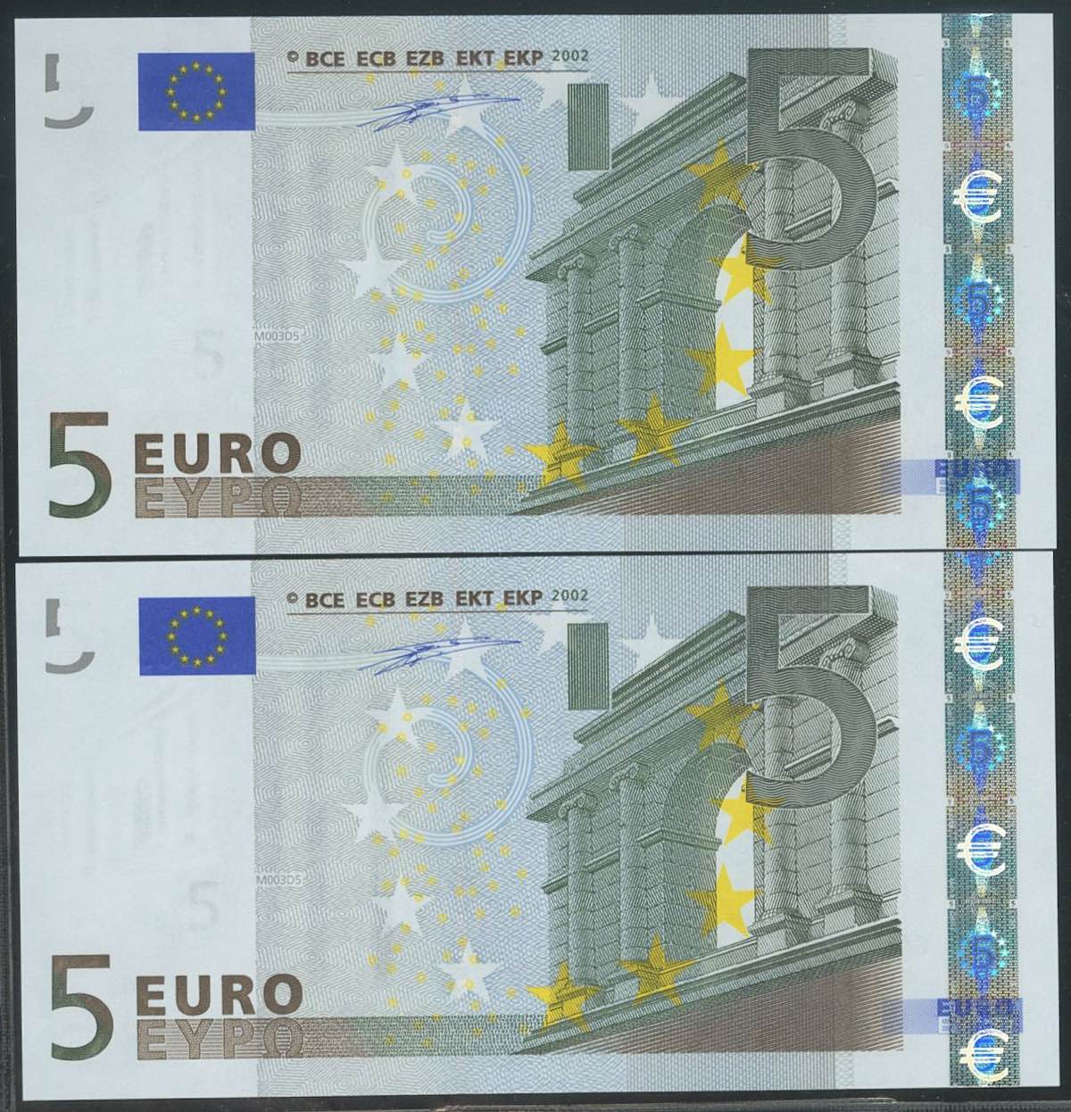 Billetes Euros - Ibercoin - Subastas Numismáticas