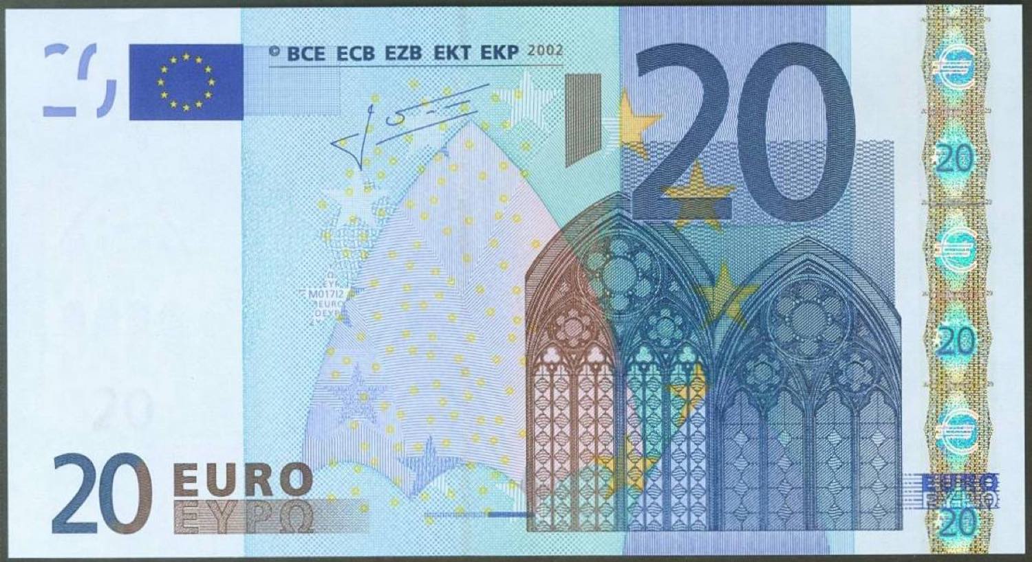 Los billetes de euro que se venden en subastas online por hasta 550 euros