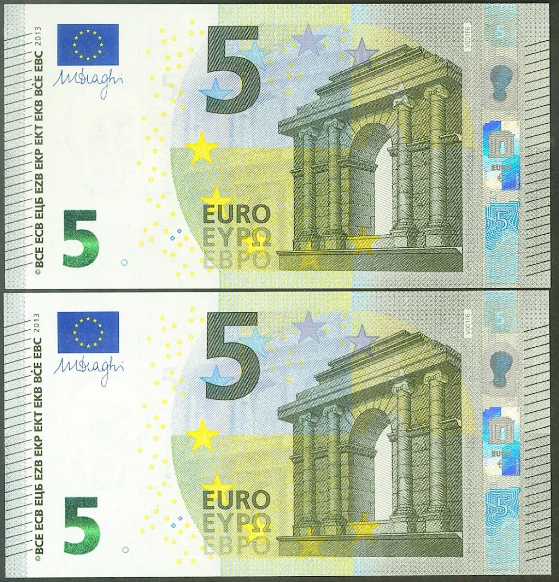 Billetes Euros - Ibercoin - Subastas Numismáticas