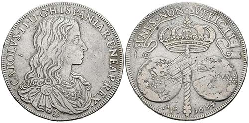 CARLOS II (1665-1700). 1 Ducado. ... 