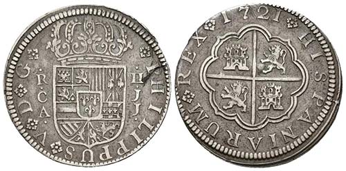 FELIPE V (1700-1746). 2 Reales. ... 