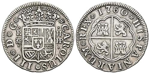 CARLOS III (1759-1788). 2 Reales. ... 