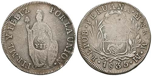 ISABEL II (1833-1868). 1 Peso ... 
