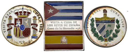 CUBA. Conjunto de tres medallas ... 