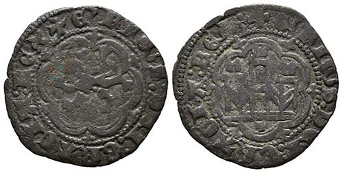 ENRIQUE III (1390-1406). Blanca. ... 