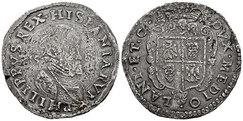 FELIPE II (1556-1598). 1 Ducatón. ... 